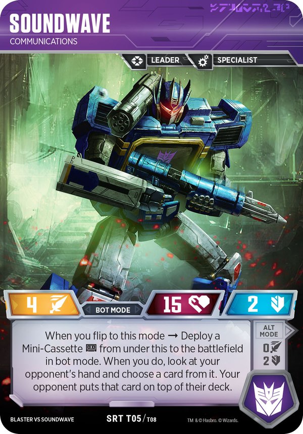 SDCC 2019   Transformers TCG Blaster Vs Soundwave Card Art Plus Retail Version And Omnibots Pack Announced  (18 of 33)